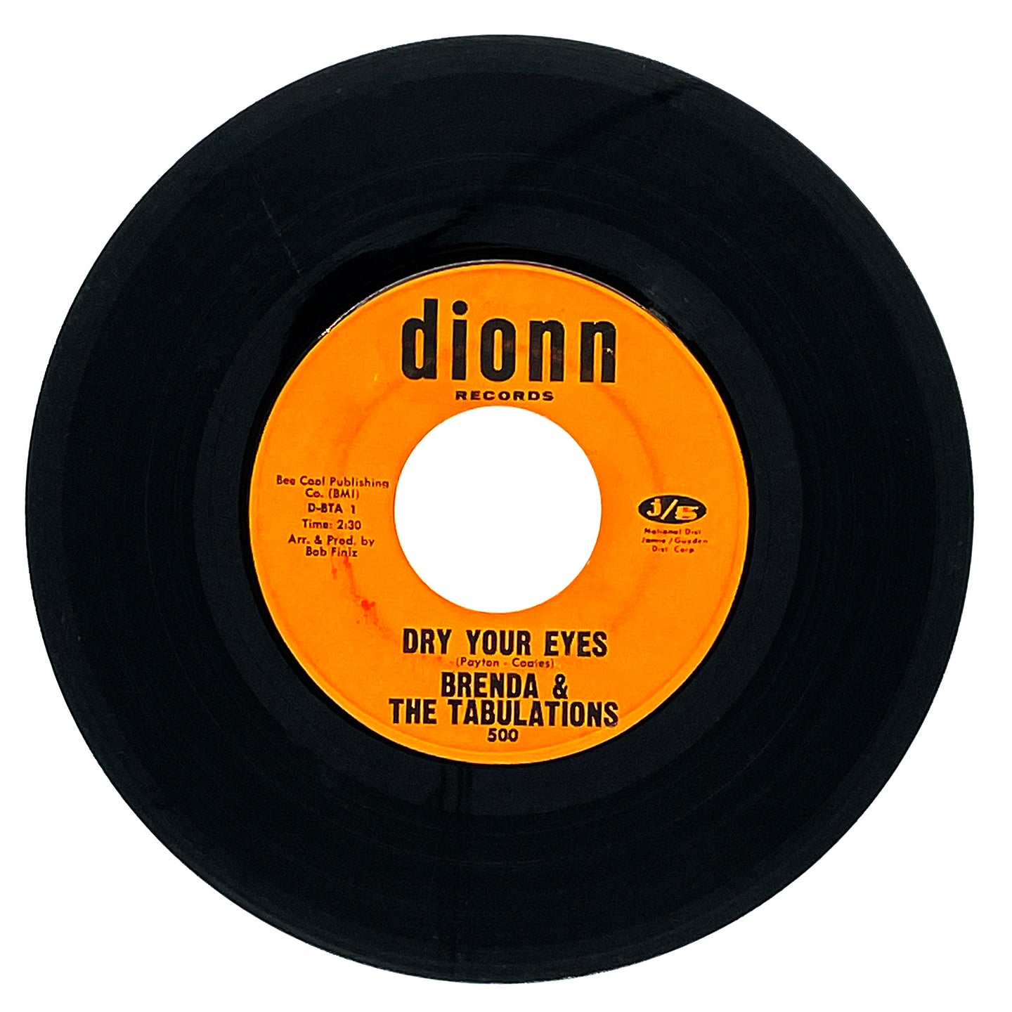 Brenda & The Tabulations : DRY YOUR EYES/ THE WASH