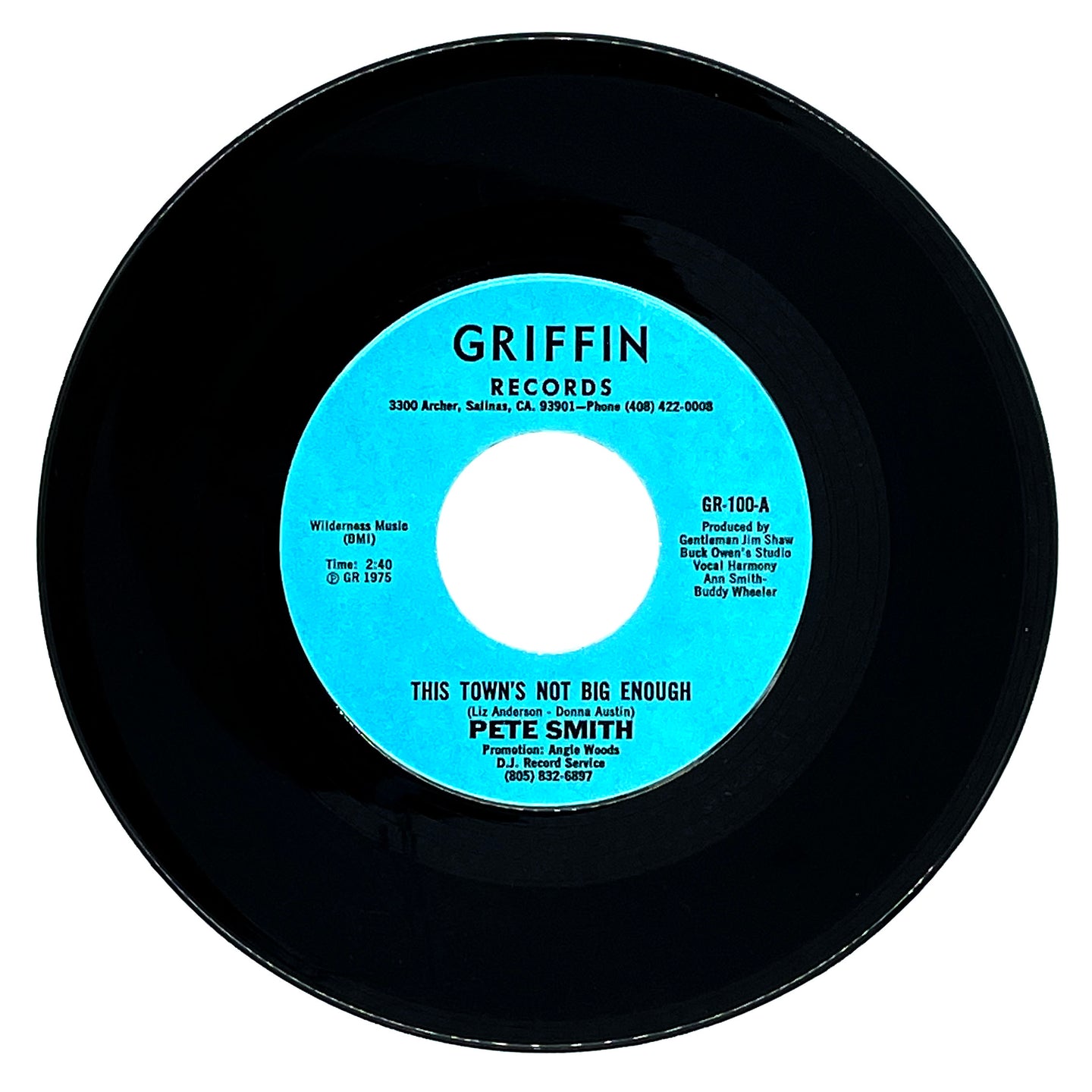 Pete Smith : THIS TOWN'S NOT BIG ENOUGH/ GOODBYE MY DREAMS