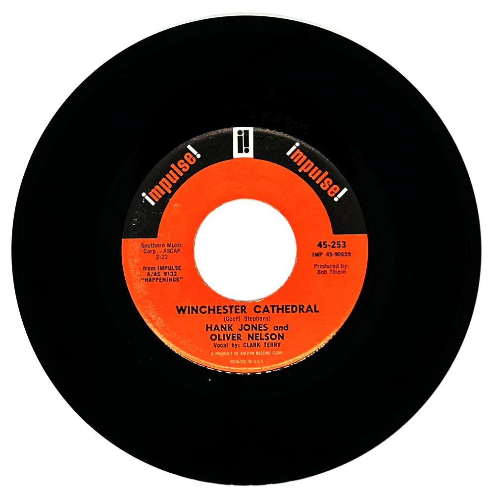 Hank Jones and Oliver Nelson : WINCHESTER CATHEDRAL/ BOARDWALK SAMBA
