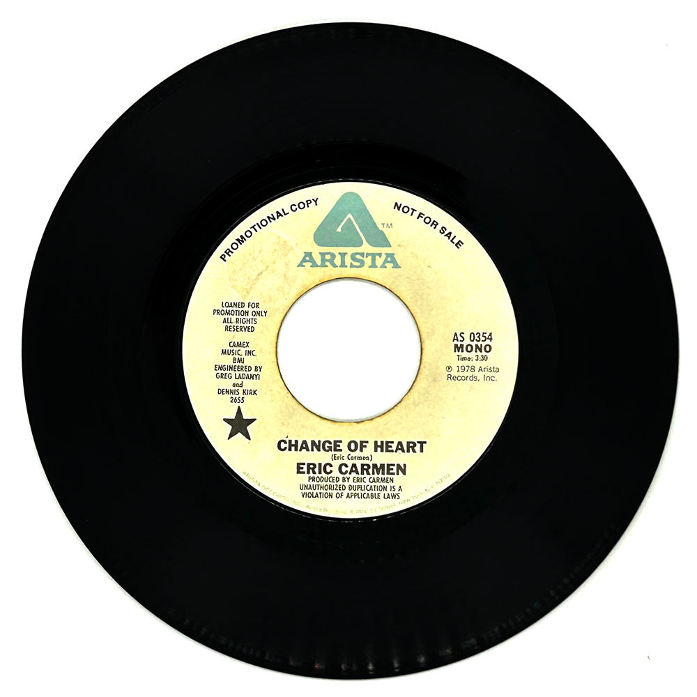 Eric Carmen : CHANGE OF HEART/ CHANGE OF HEART