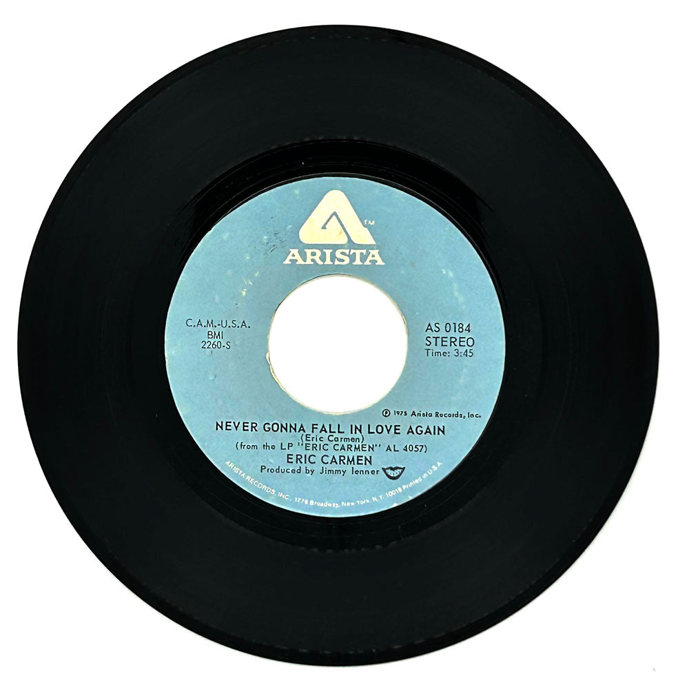 Eric Carmen : NEVER GONNA FALL IN LOVE AGAIN/ NO HARD FEELINGS