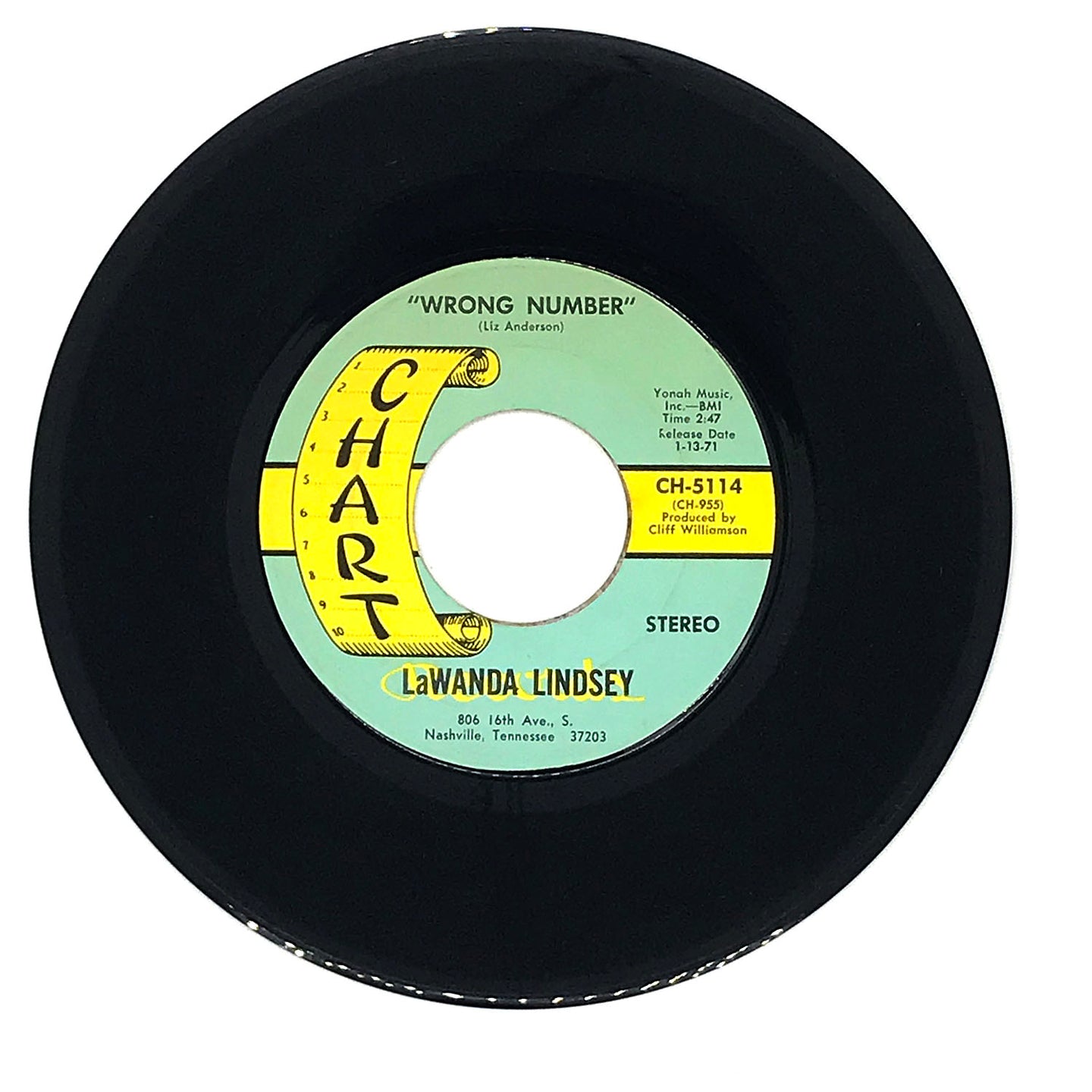 LaWanda Lindsey : WRONG NUMBER/ Lawanda Lindsey + Kenny Vernon : THE CRAWDAD SONG