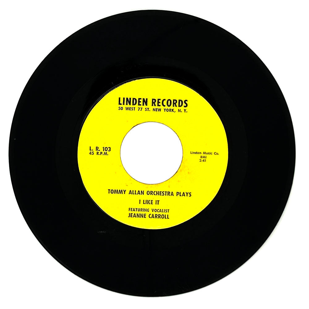Tommy Allan Orchestra feat. Jeanne Carroll : I LIKE IT/ MEDLEY: STARDUST, HARBOR LIGHTS, JOSEPHINE
