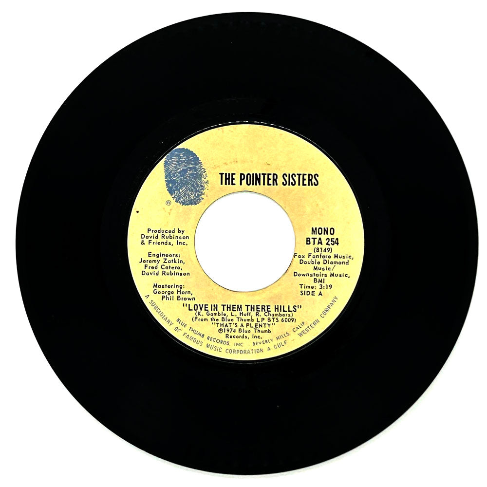 Pointer Sisters, The : LOVE IN THEM THERE HILLS/ FAIRYTALE