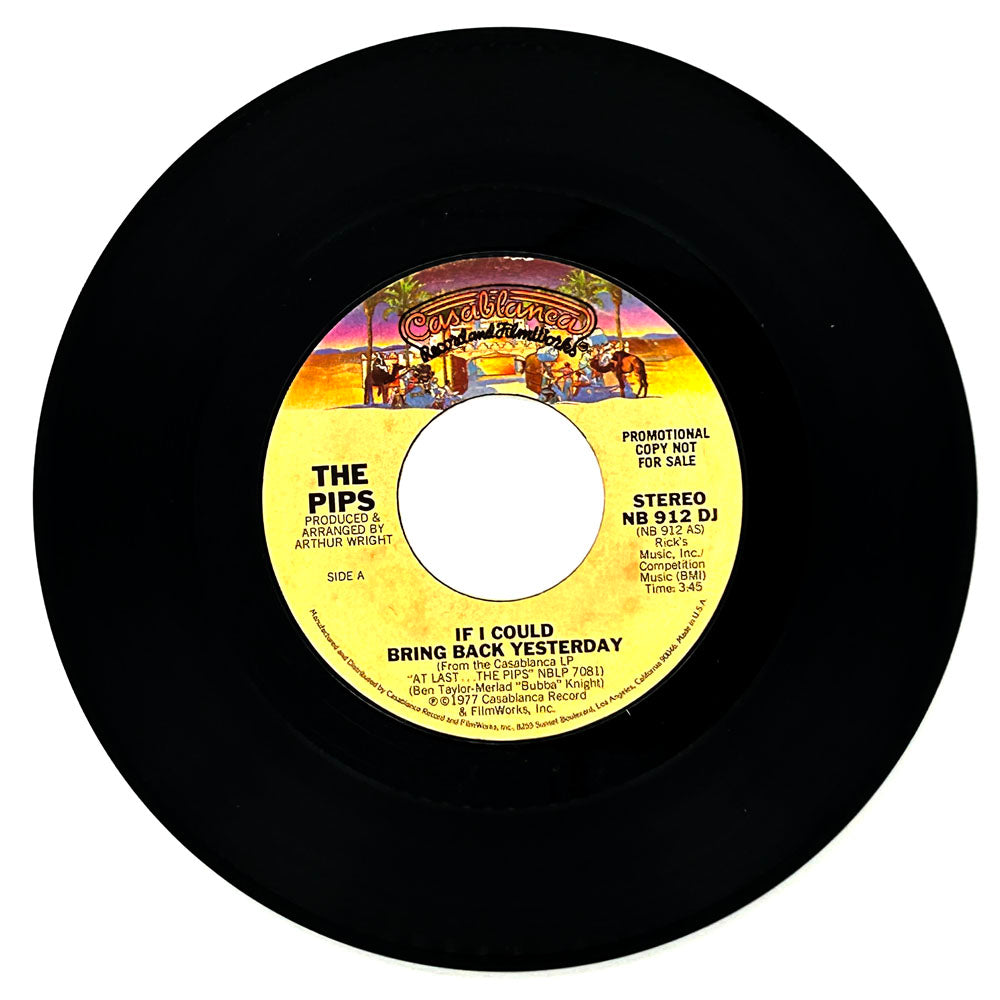 Pips, The : IF I COULD BRING BACK YESTERDAY/ IF I COULD BRING BACK YESTERDAY