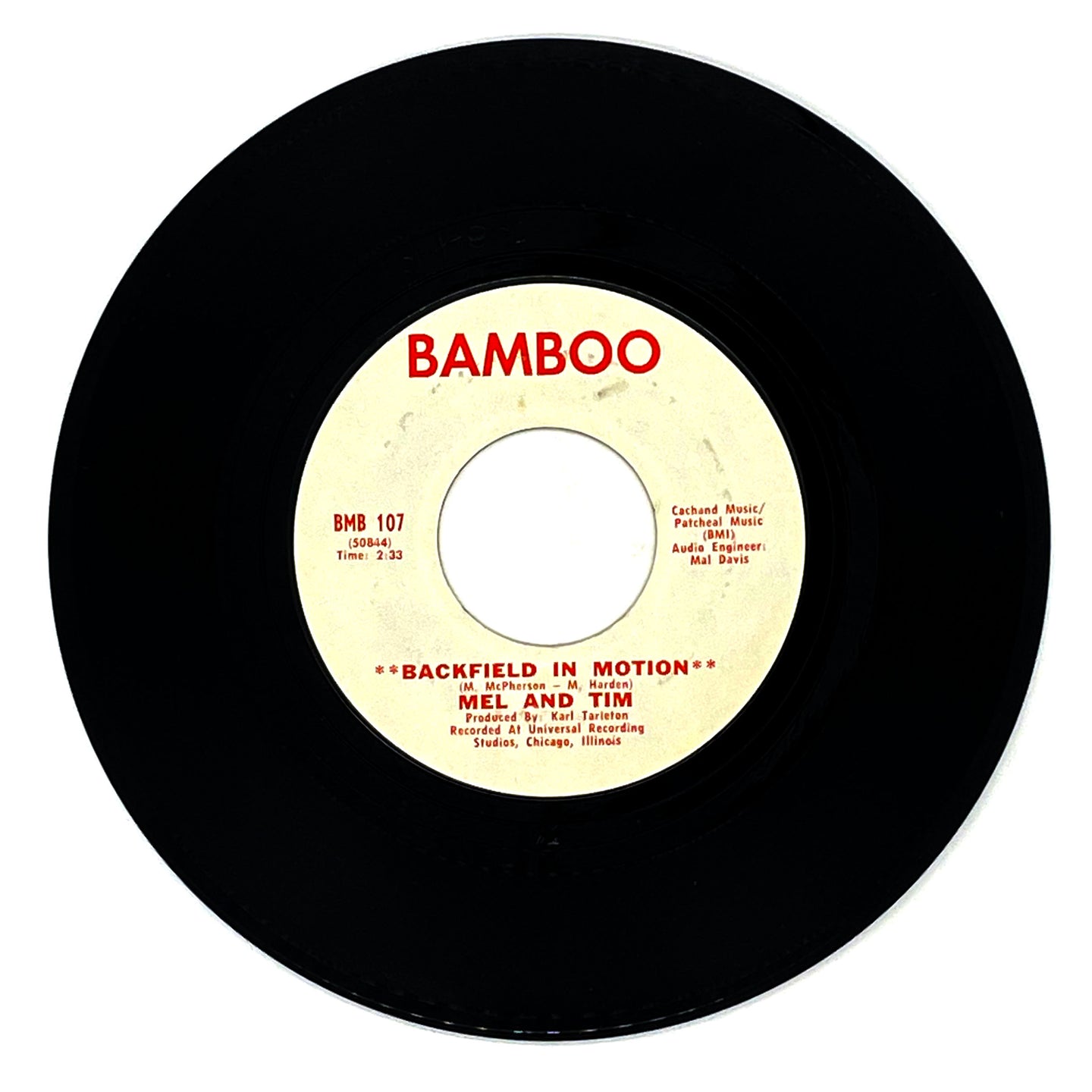 Mel And Tim : BACKFIELD IN MOTION/ DO RIGHT BABY