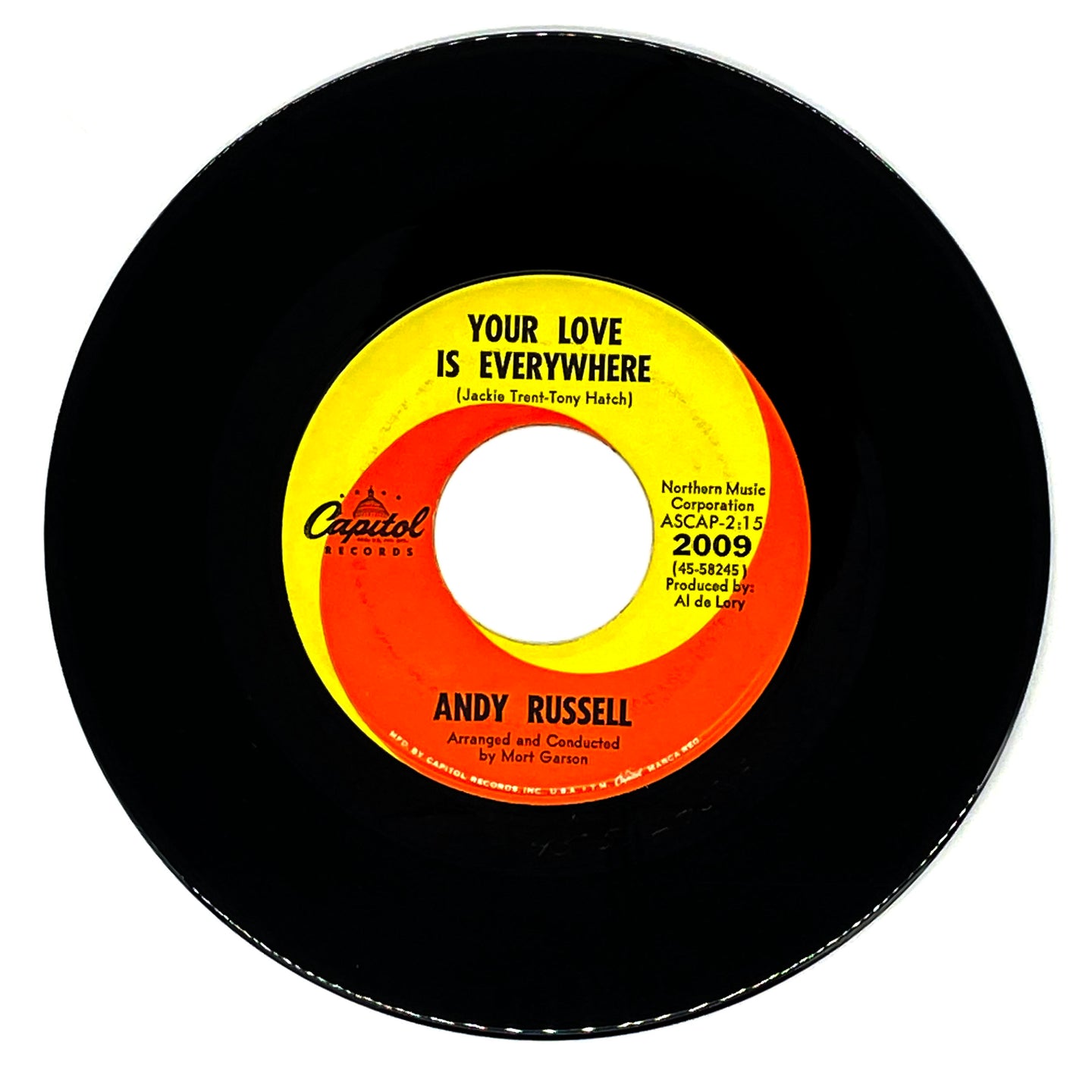 Andy Russell : YOUR LOVE IS EVERYWHERE/ WELCOME TO MY WORLD