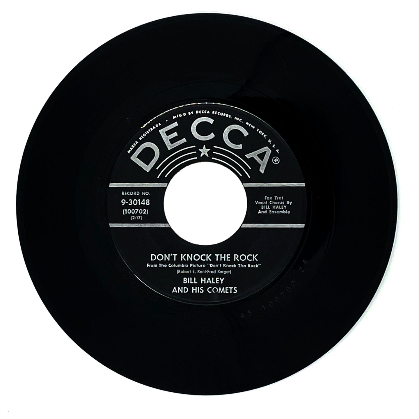 Bill Haley And His Comets : DON'T KNOCK THE ROCK/ CHOO CHOO CH'BOOGIE