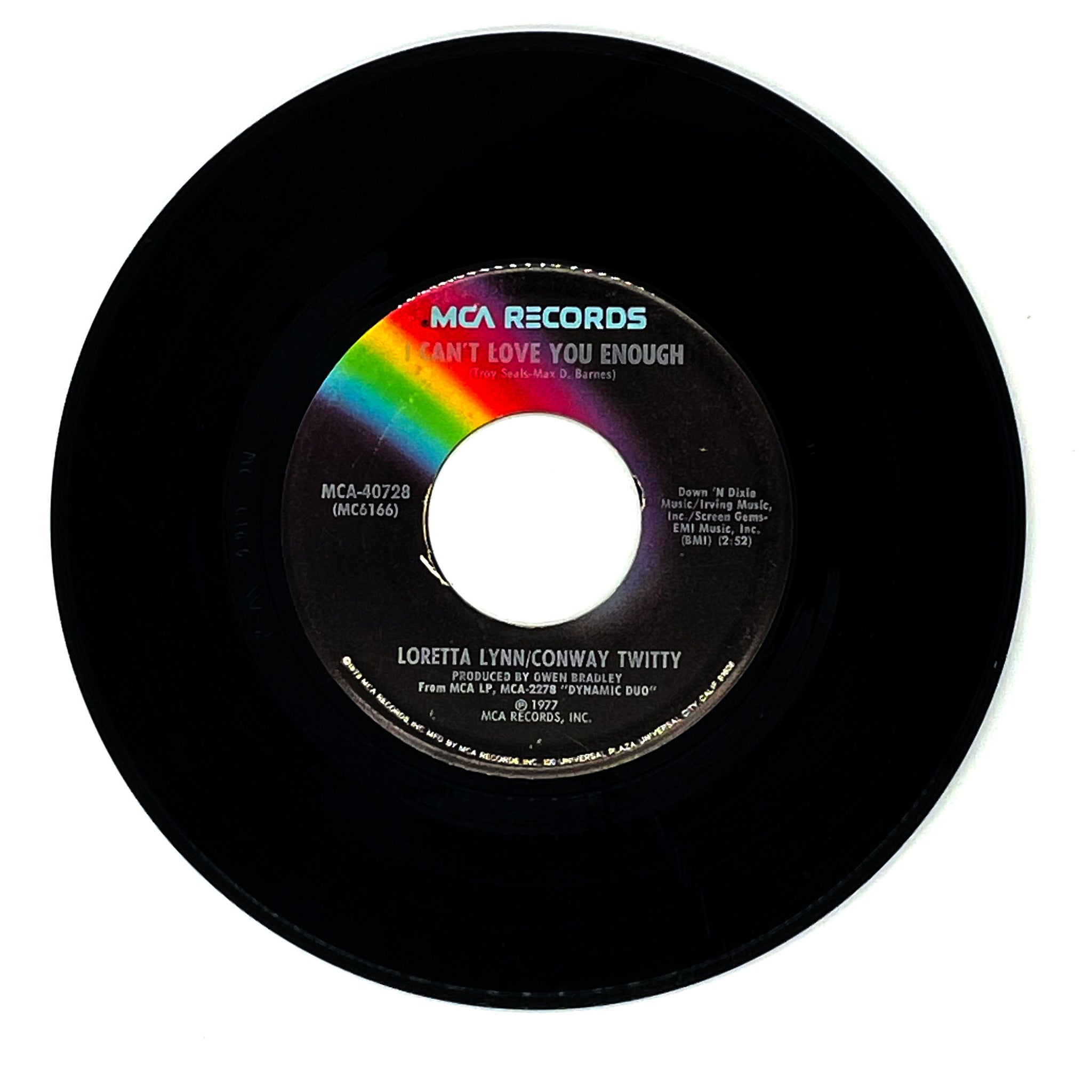 Loretta Lynn/ Conway Twitty : I CAN'T LOVE YOU ENOUGH/ THE