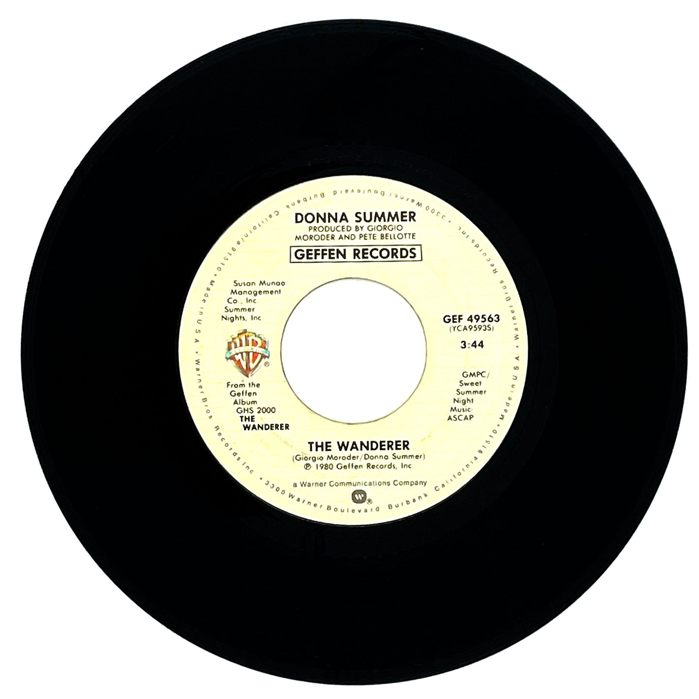 Donna Summer : THE WANDERER/ STOP ME