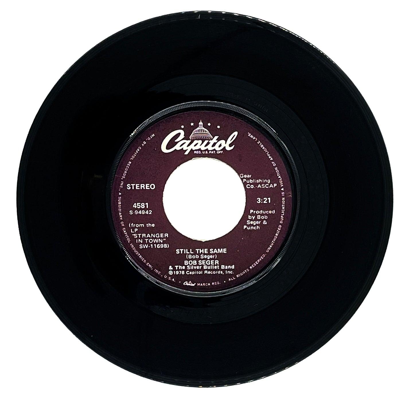 Bob Seger : STILL THE SAME/ FEEL LIKE  A NUMBER