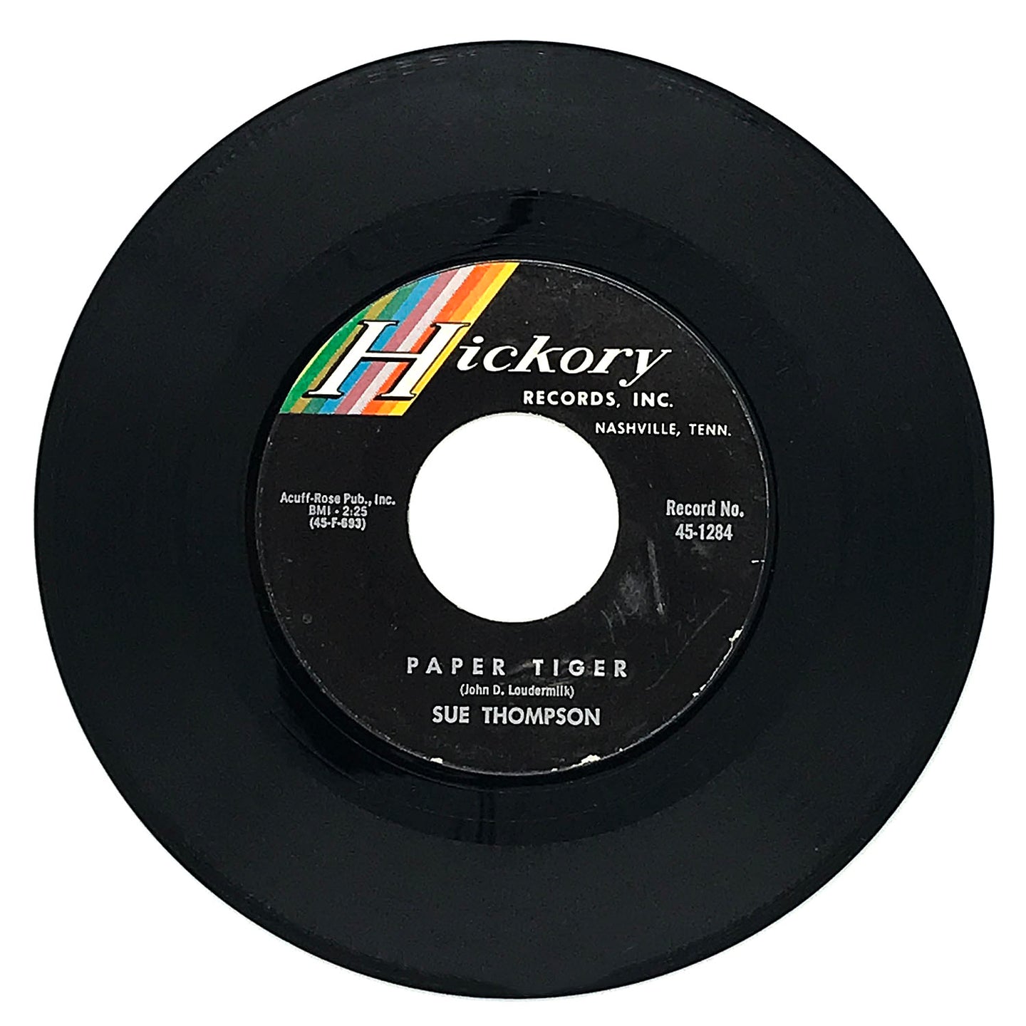 Sue Thompson : PAPER TIGER/ MAMA, DON'T CRY AT MY WEDDING