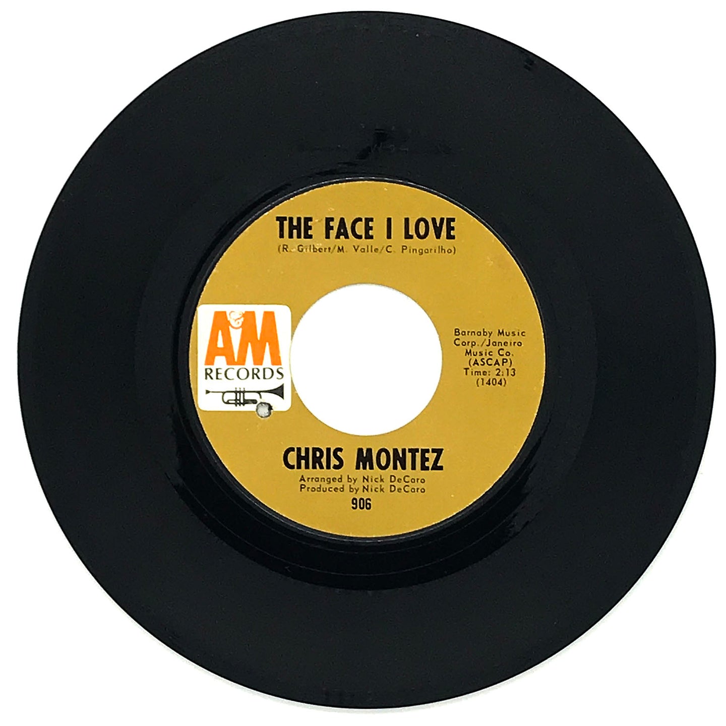 Chris Montez : THE FACE I LOVE/ ONCE IN A WHILE