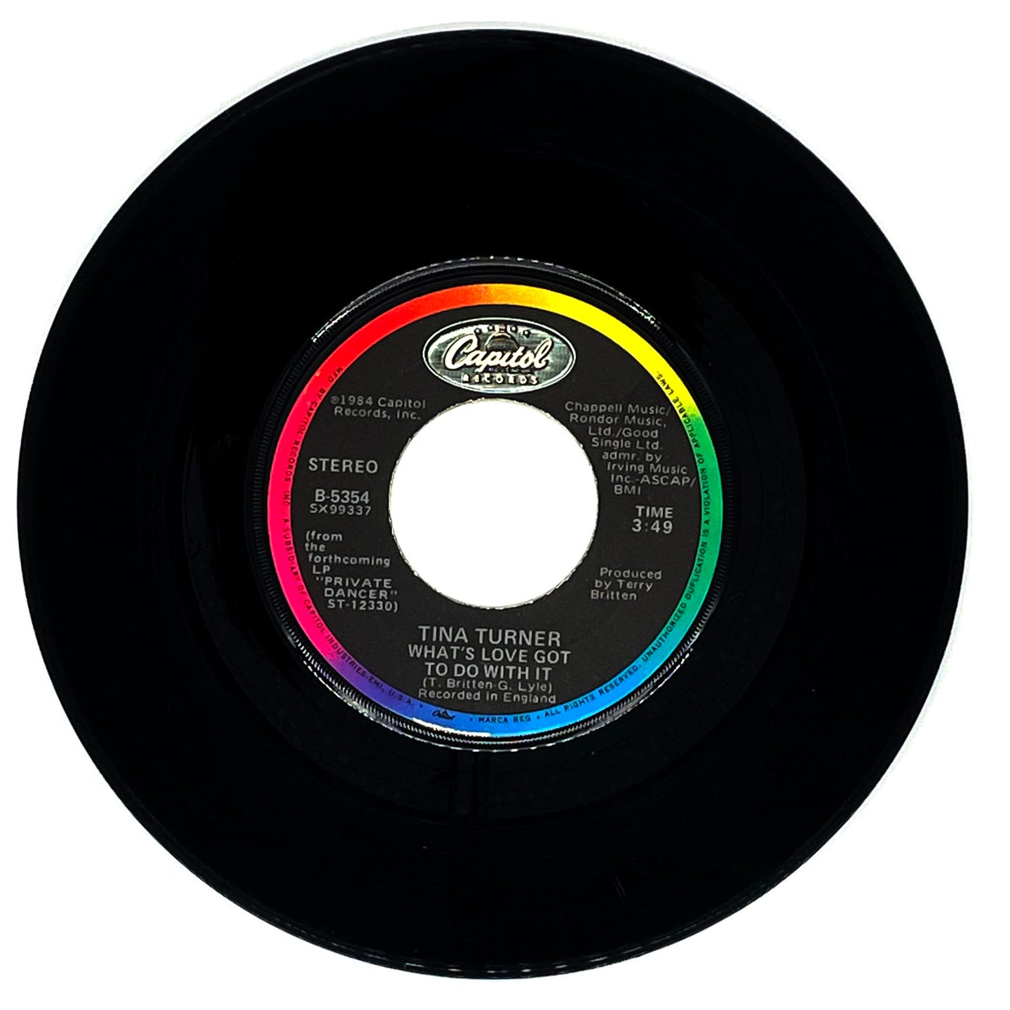 Tina Turner : WHAT'S LOVE GOT TO DO WITH IT/ ROCK AND ROLL WIDOW