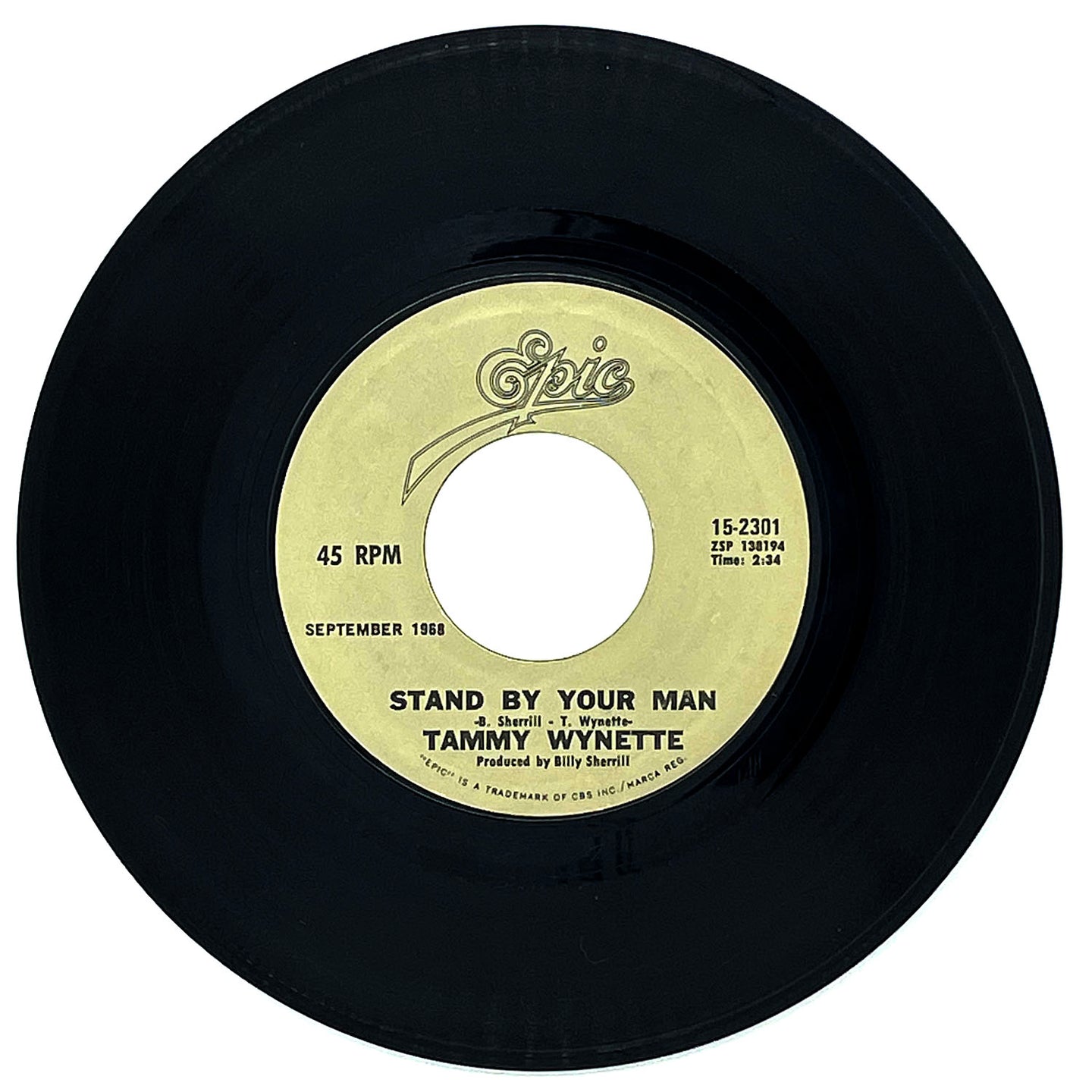 Tammy Wynette : STAND BY YOUR MAN/ HE LOVES ME ALL THE WAY