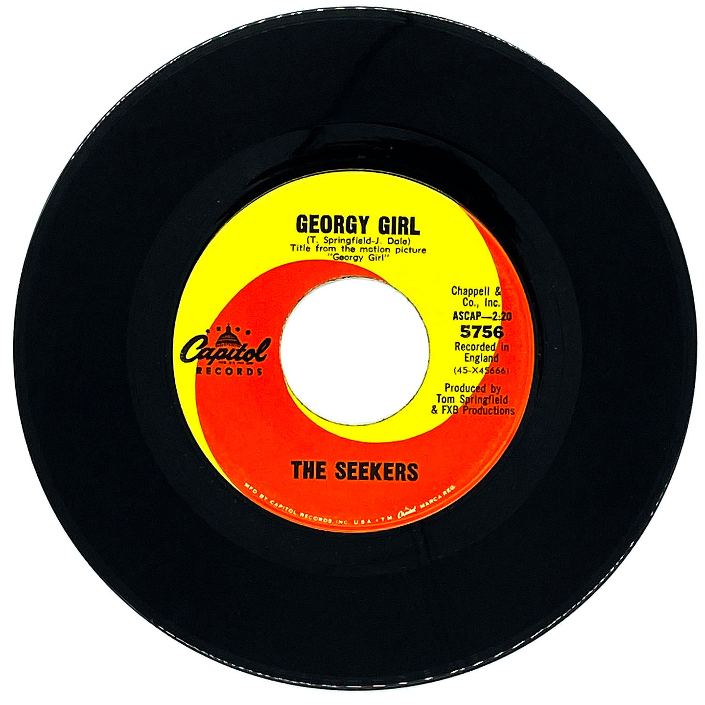 Seekers, The : GEORGY GIRL/ WHEN THE STARS BEGIN TO FALL