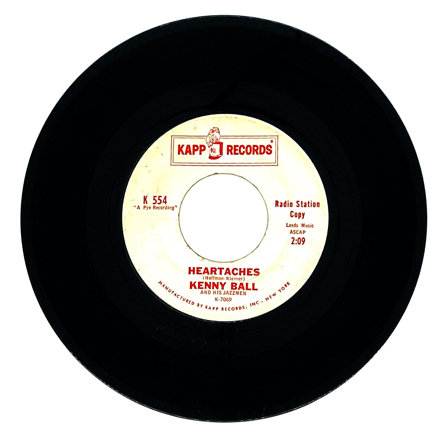 Kenny Ball And His Jazzmen : HEARTACHES/ HIGH HOPES