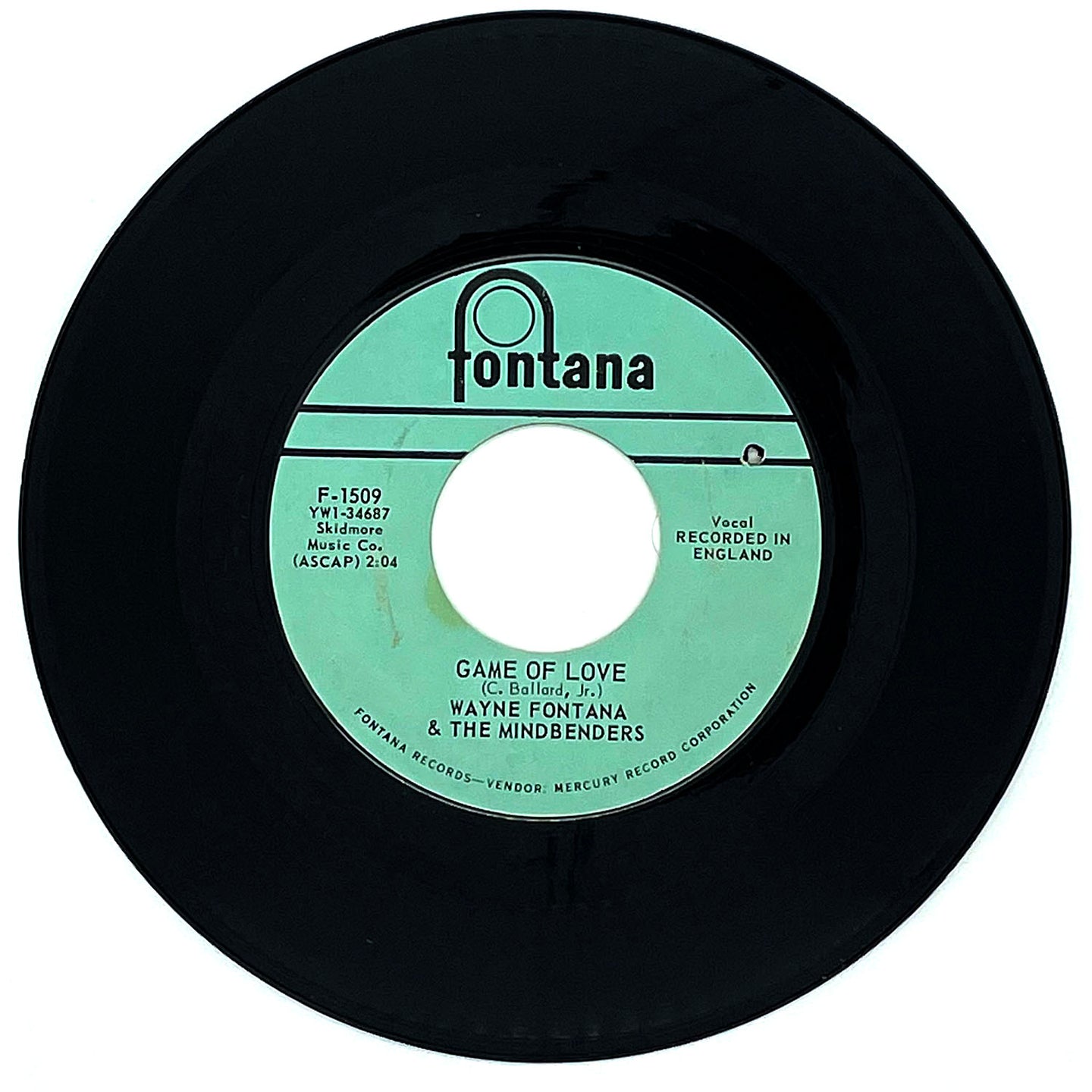Wayne Fontana + The Mindbenders : GAME OF LOVE/ ONE MORE TIME