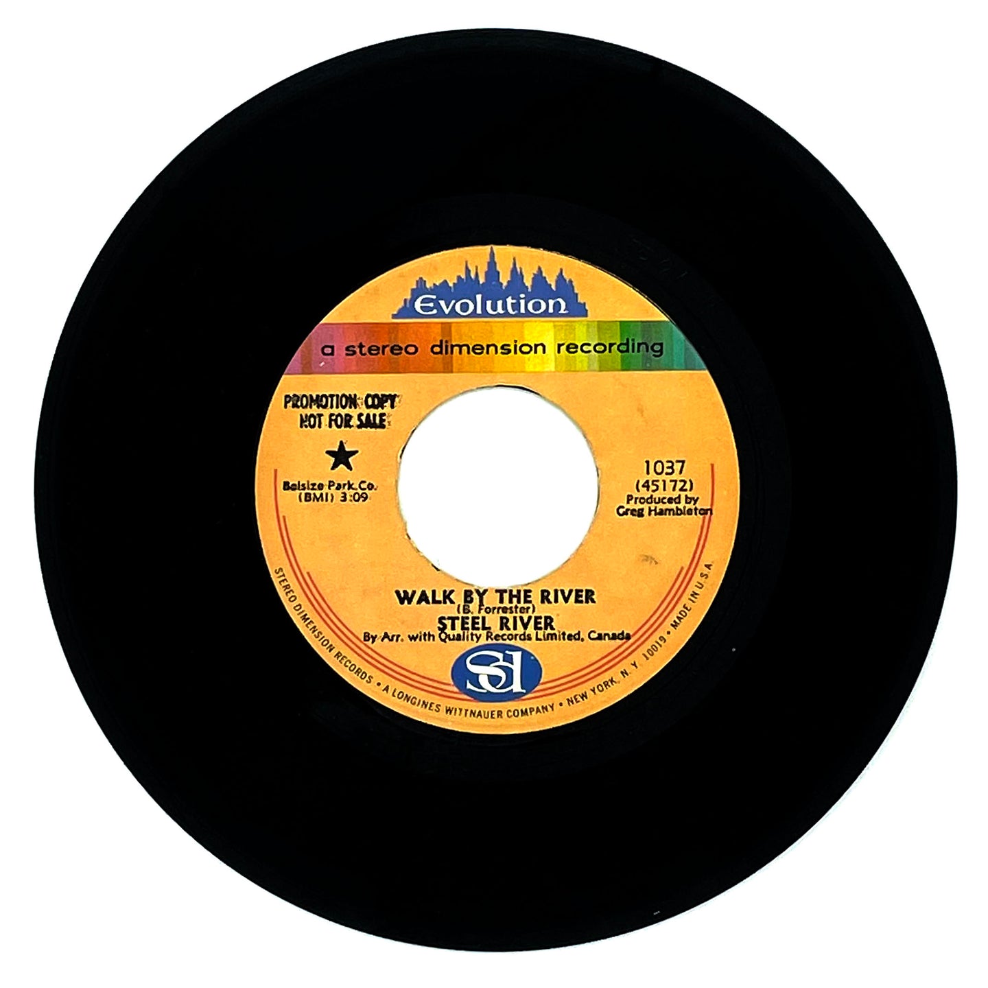 Steel River : WALK BY THE RIVER/ IF YOU LET HER KNOW