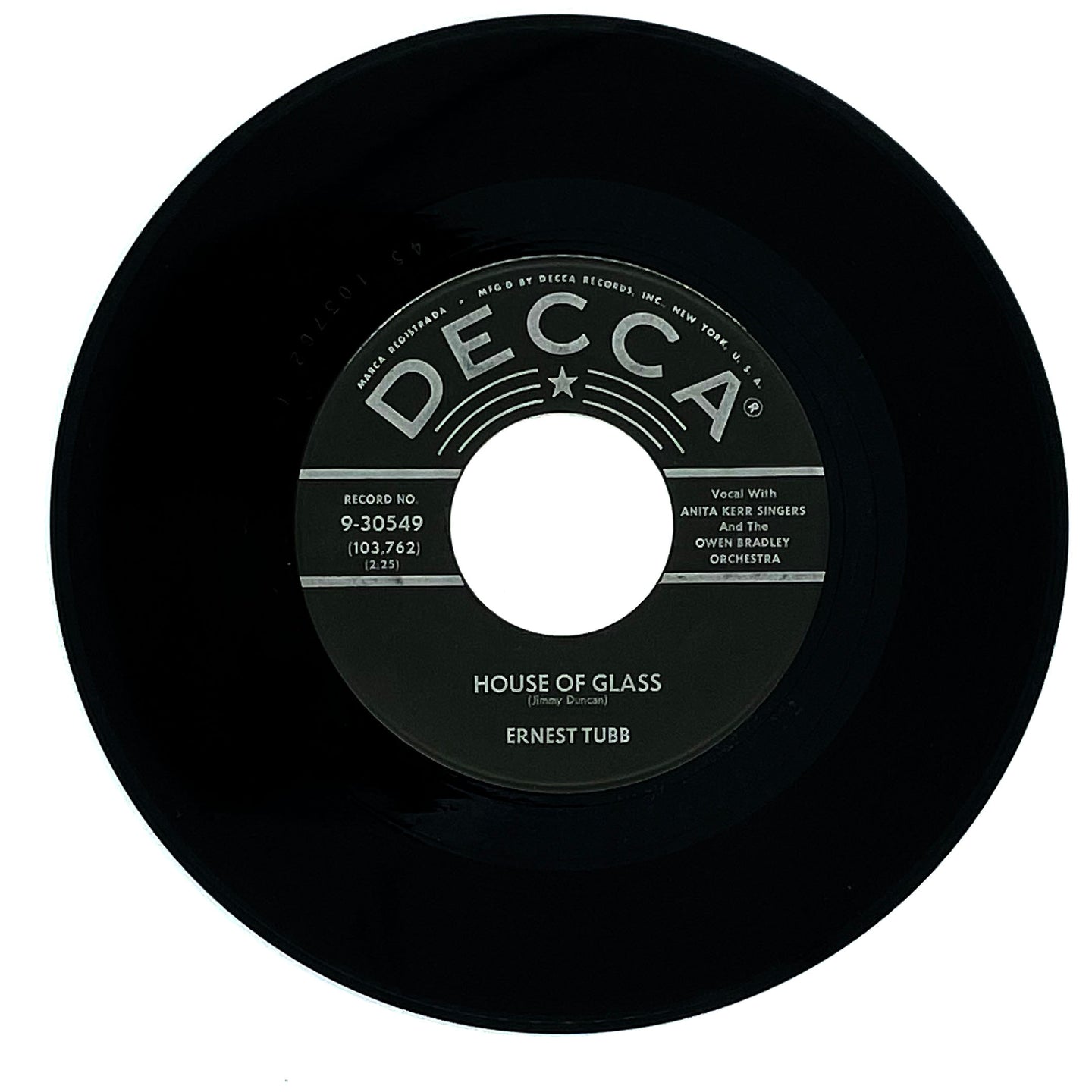 Ernest Tubb : HOUSE OF GLASS/ HEAVEN HELP ME