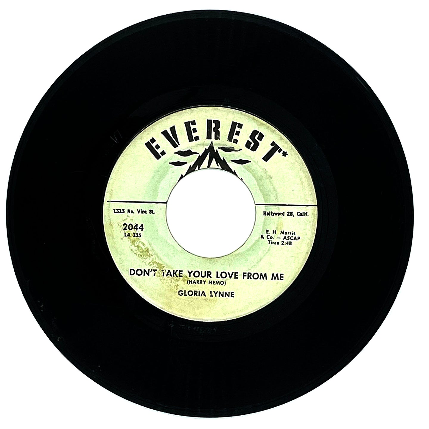Gloria Lynne : DON'T TAKE YOUR LOVE FROM ME/ YOU DON'T KNOW WHAT LOVE IS