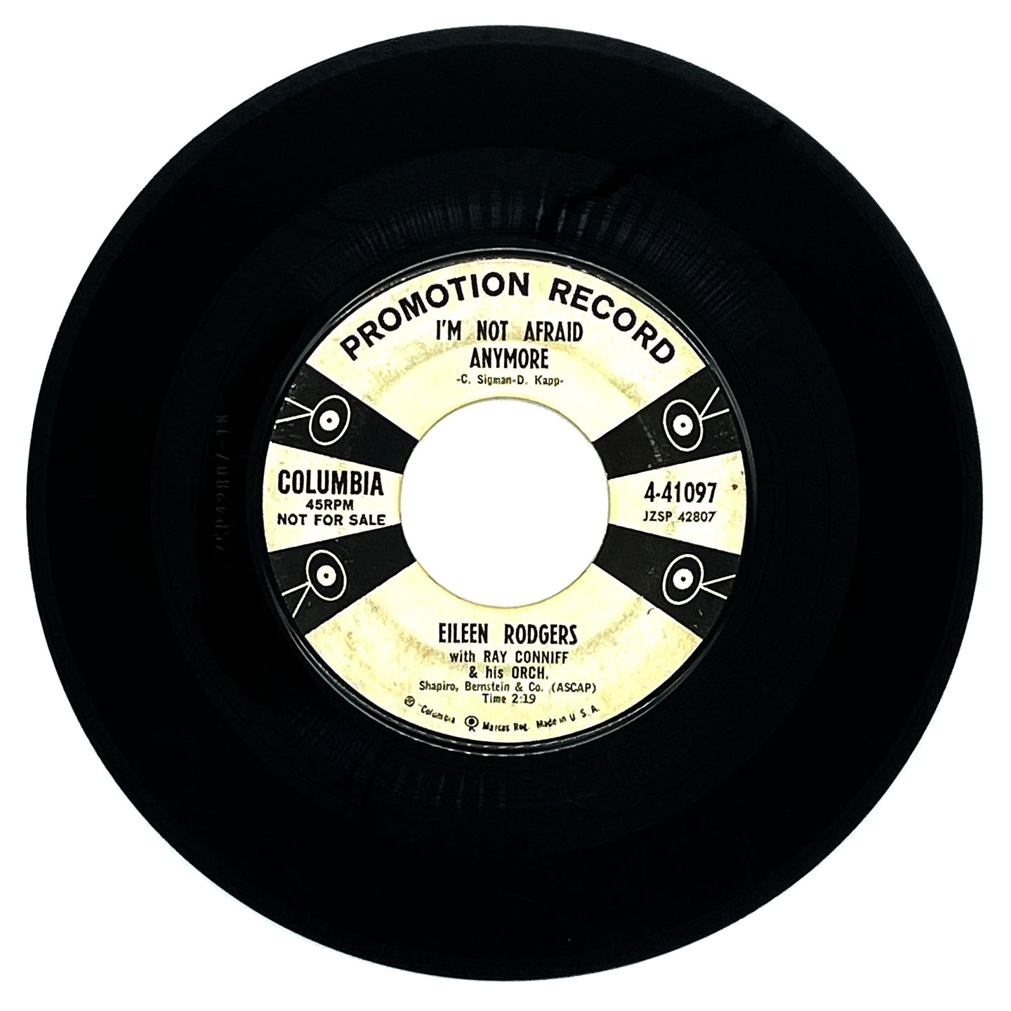 Eileen Rodgers : I'M NOT AFRAID ANYMORE/ JUST IN CASE YOU CHANGE YOUR MIND