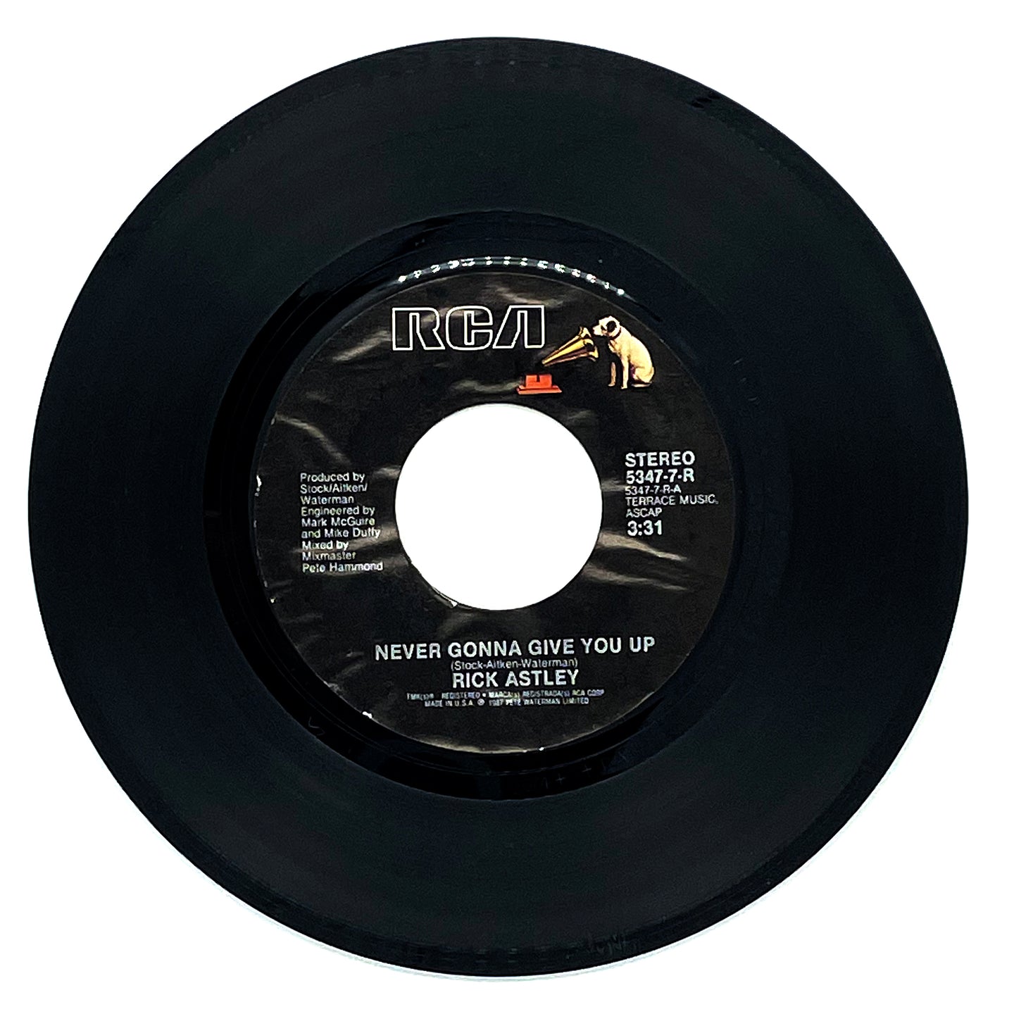 Rick Astley : NEVER GONNA GIVE YOU UP/ NEVER GONNA GIVE YOU UP (INSTRUMENTAL)