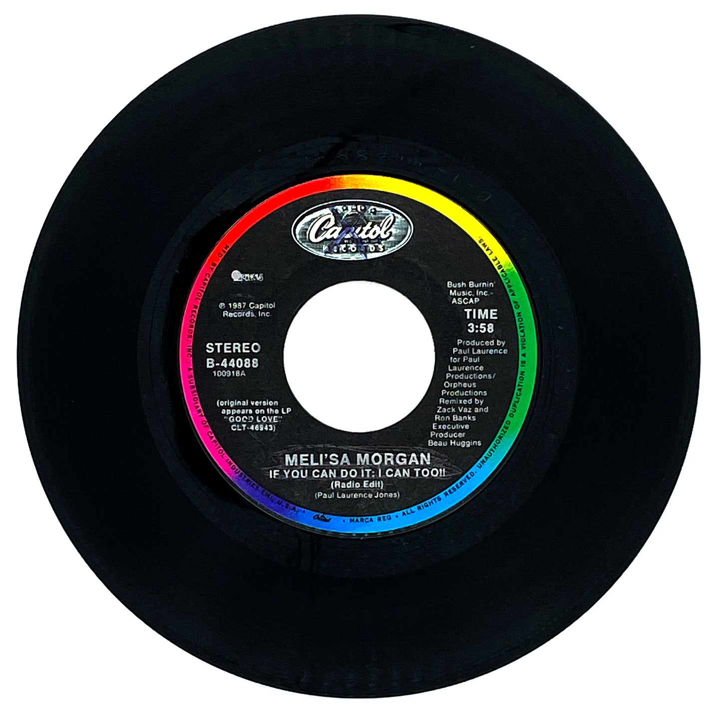 Meli'sa Morgan : IF YOU CAN DO IT: I CAN TOO!! (RADIO EDIT)/ IF YOU CAN DO IT: I CAN TOO!! (DUB VERSION)