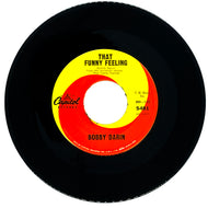 Bobby Darin : THAT FUNNY FEELING/ GYP THE CAT