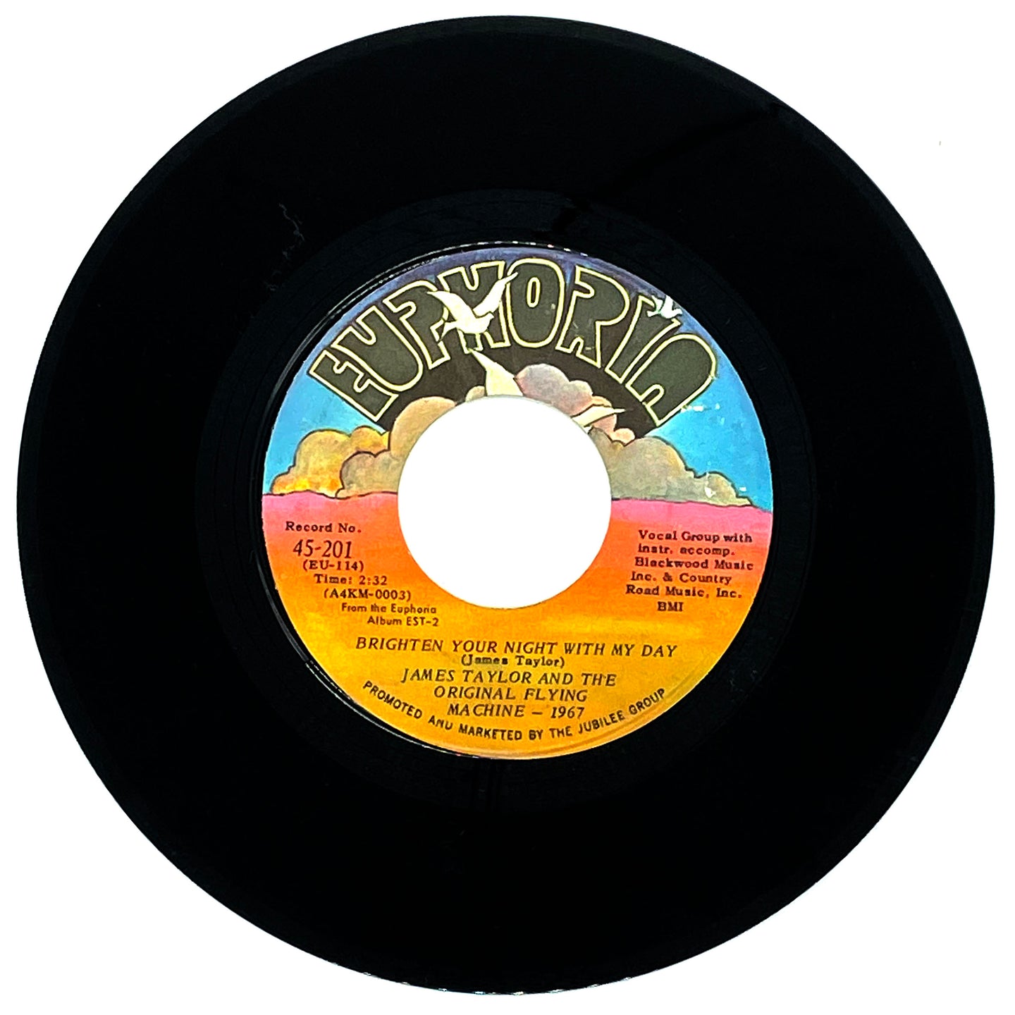 James Taylor And The Original Flying Machine : BRIGHTEN YOUR NIGHT WITH MY DAY/ KNOCKING AROUND THE ZOO