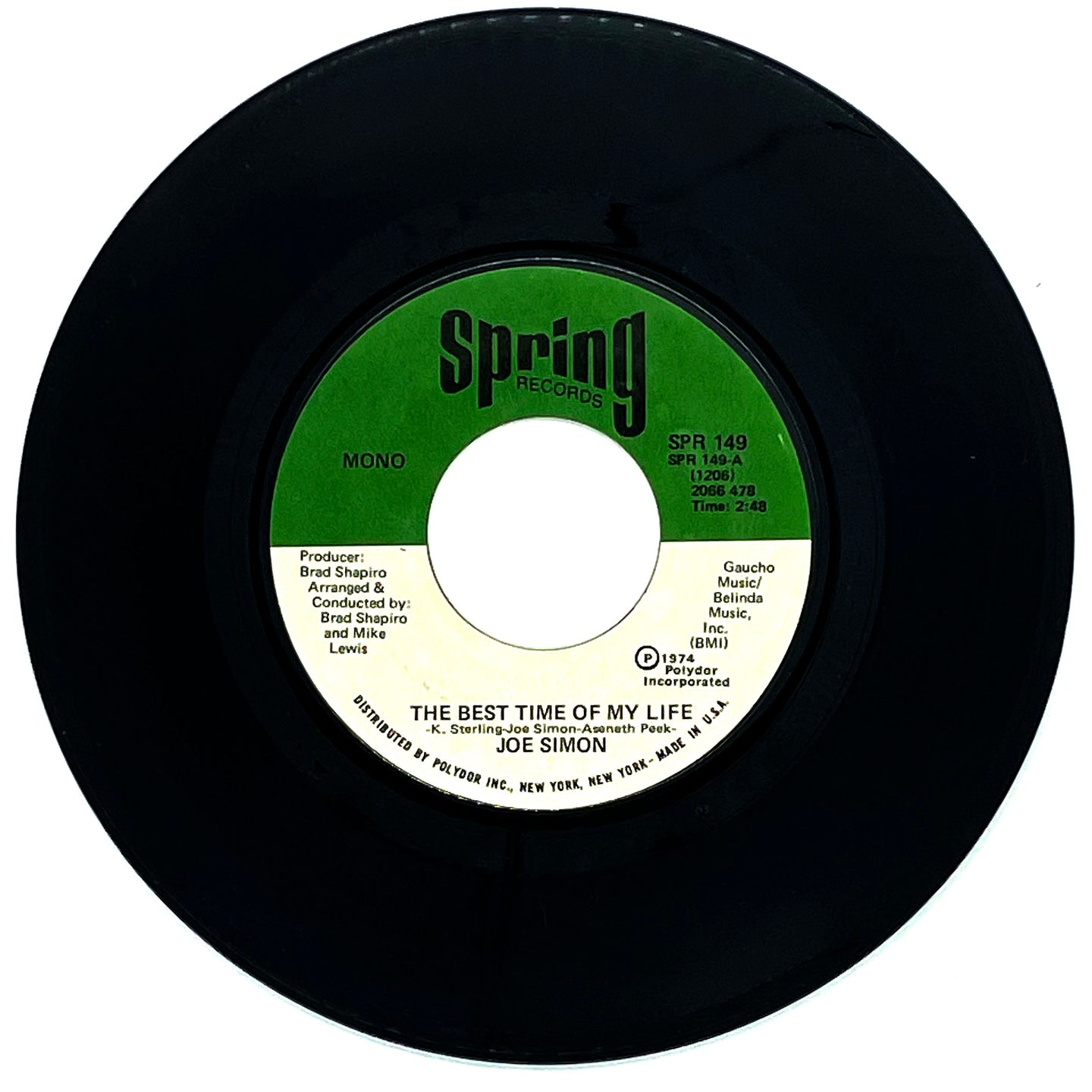 Joe Simon : THE BEST TIME OF MY LIFE/ WHAT WE GONNA DO NOW