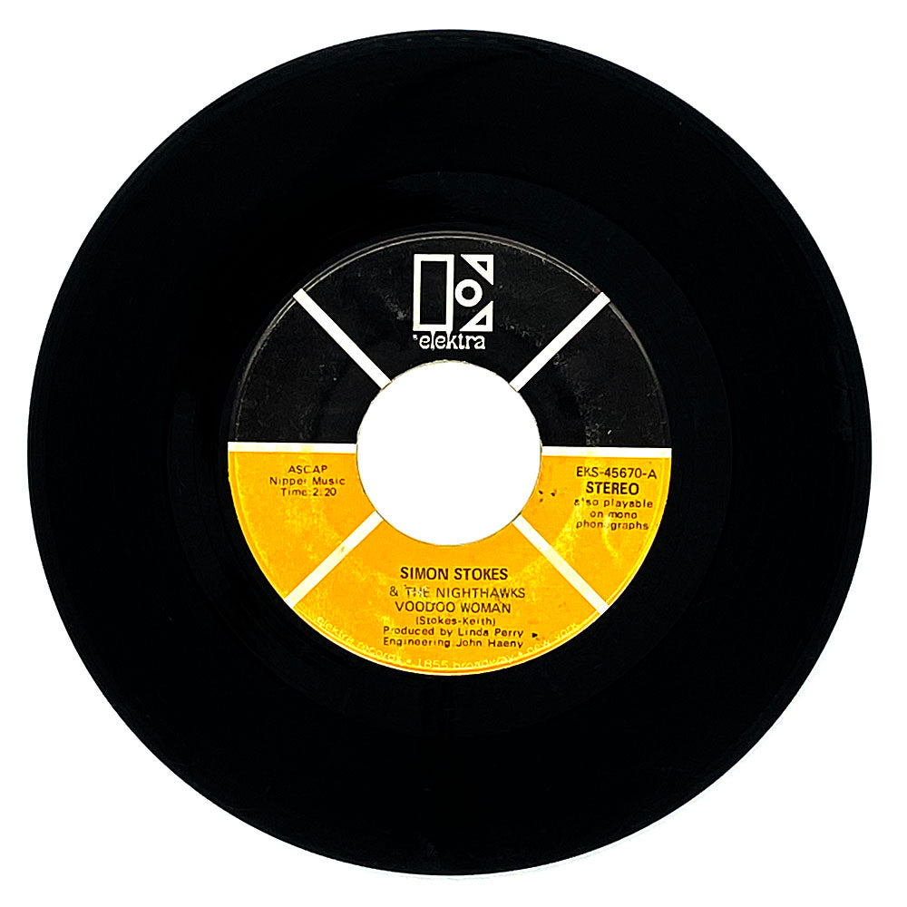Simon Stokes & The Nighthawks : VOODOO WOMAN/ CAN'T STOP NOW