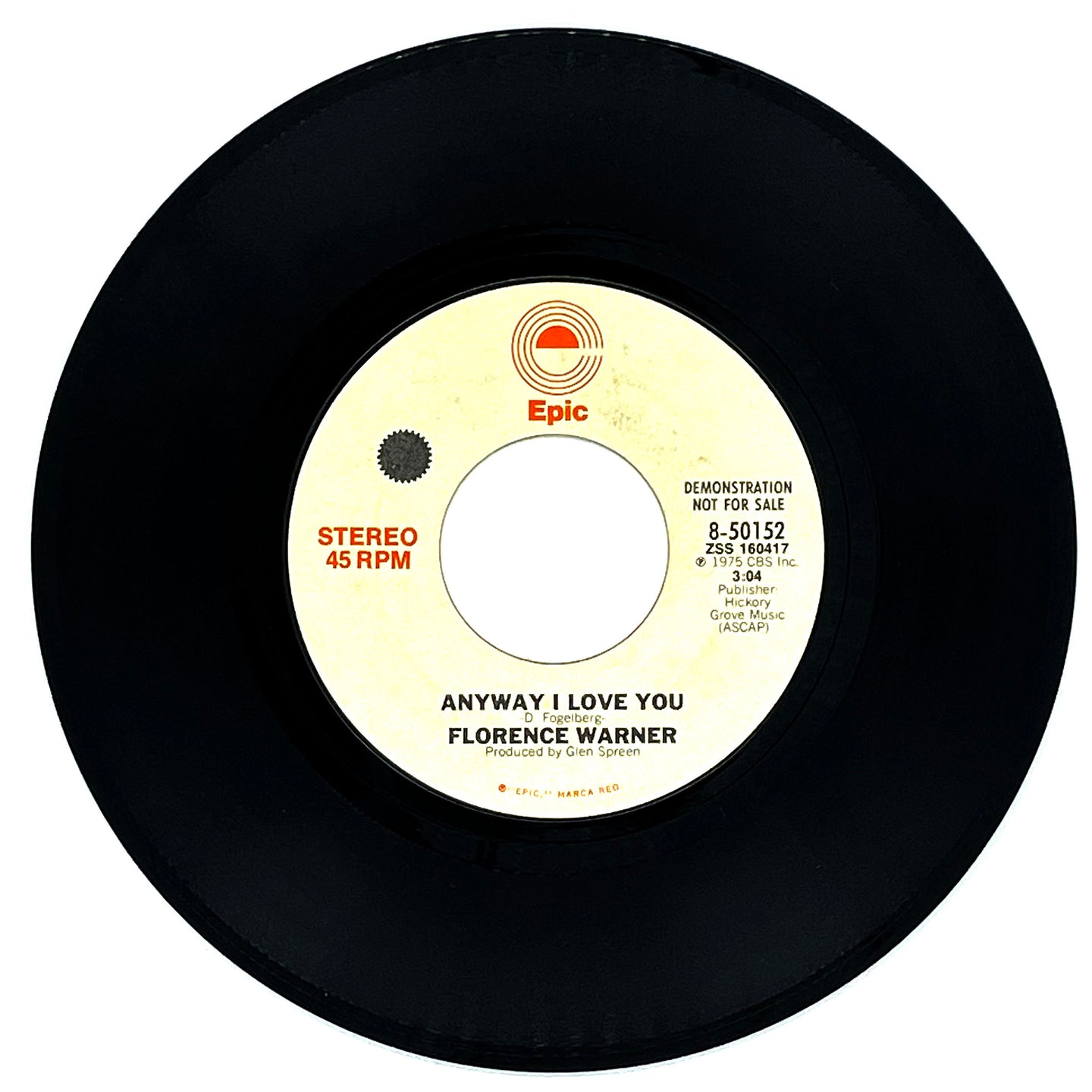 Florence Warner : ANYWAY I LOVE YOU/ ANYWAY I LOVE YOU