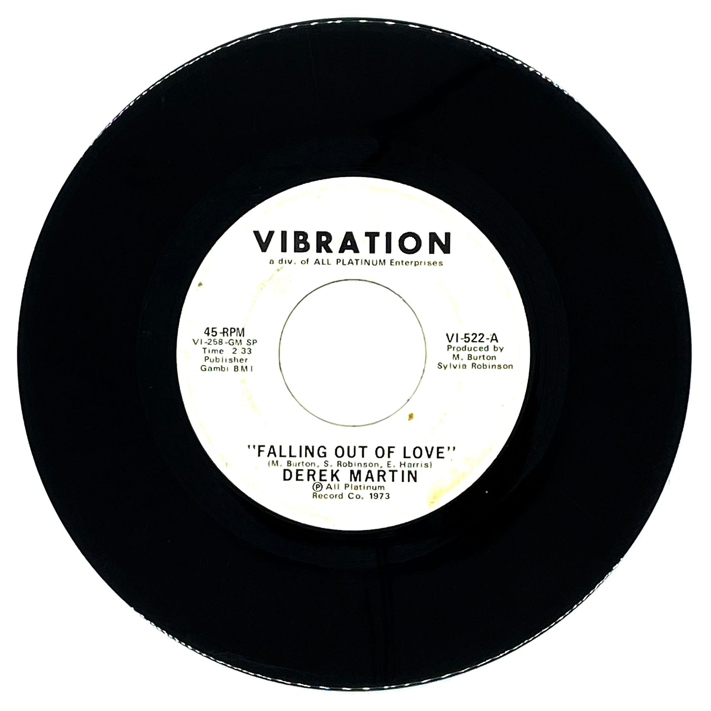 Derek Martin : FALLING IN AND OUT OF LOVE/ FALLING IN AND OUT OF LOVE