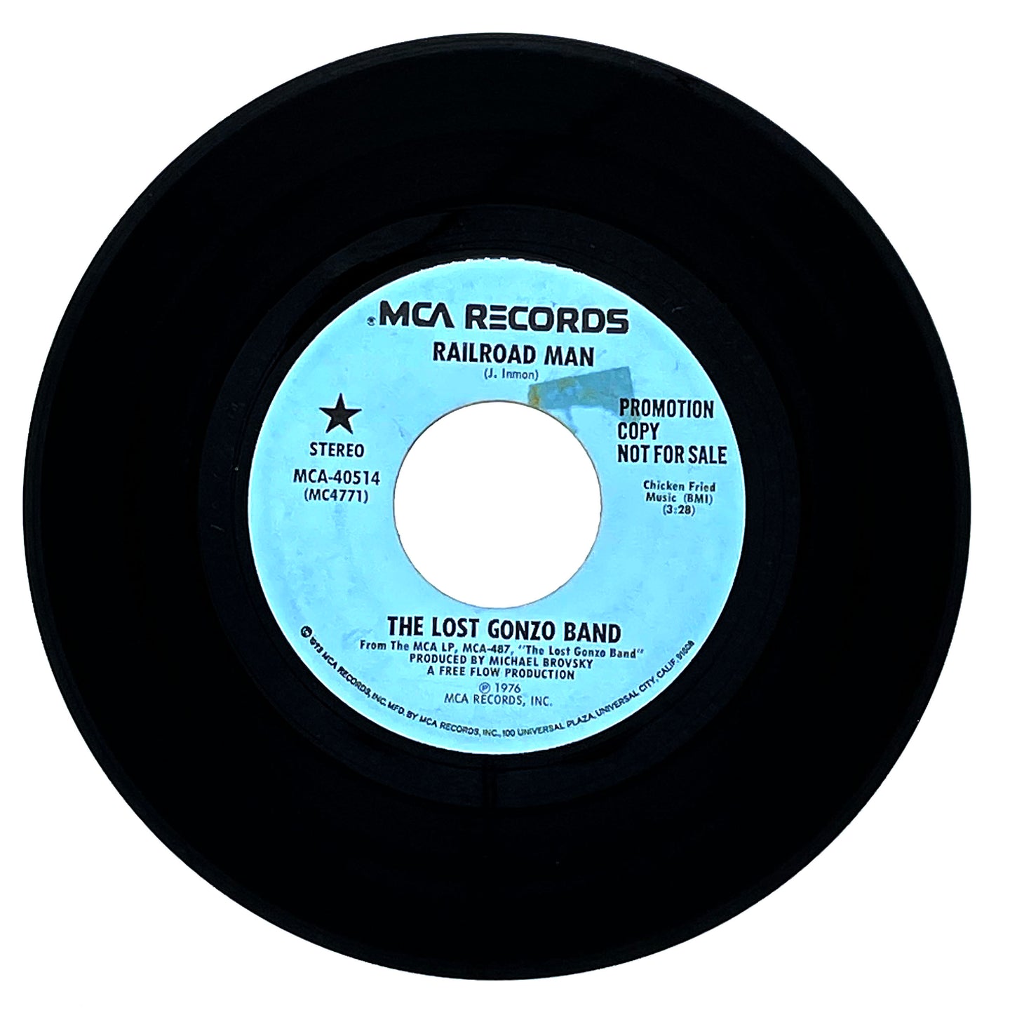 Lost Gonzo Band, The : RAILROAD MAN/ TAKE ADVANTAGE OF YOUR CHANCES