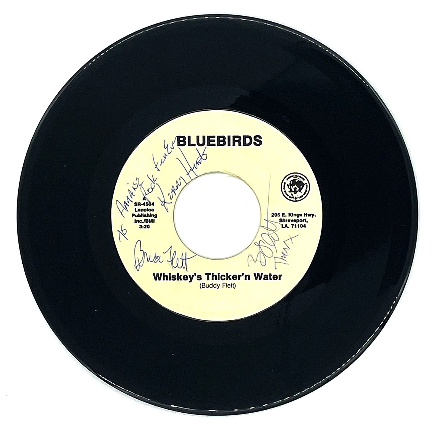 Bluebirds : WHISKEY'S THICKER'N WATER/ TESTIN' THE WATER